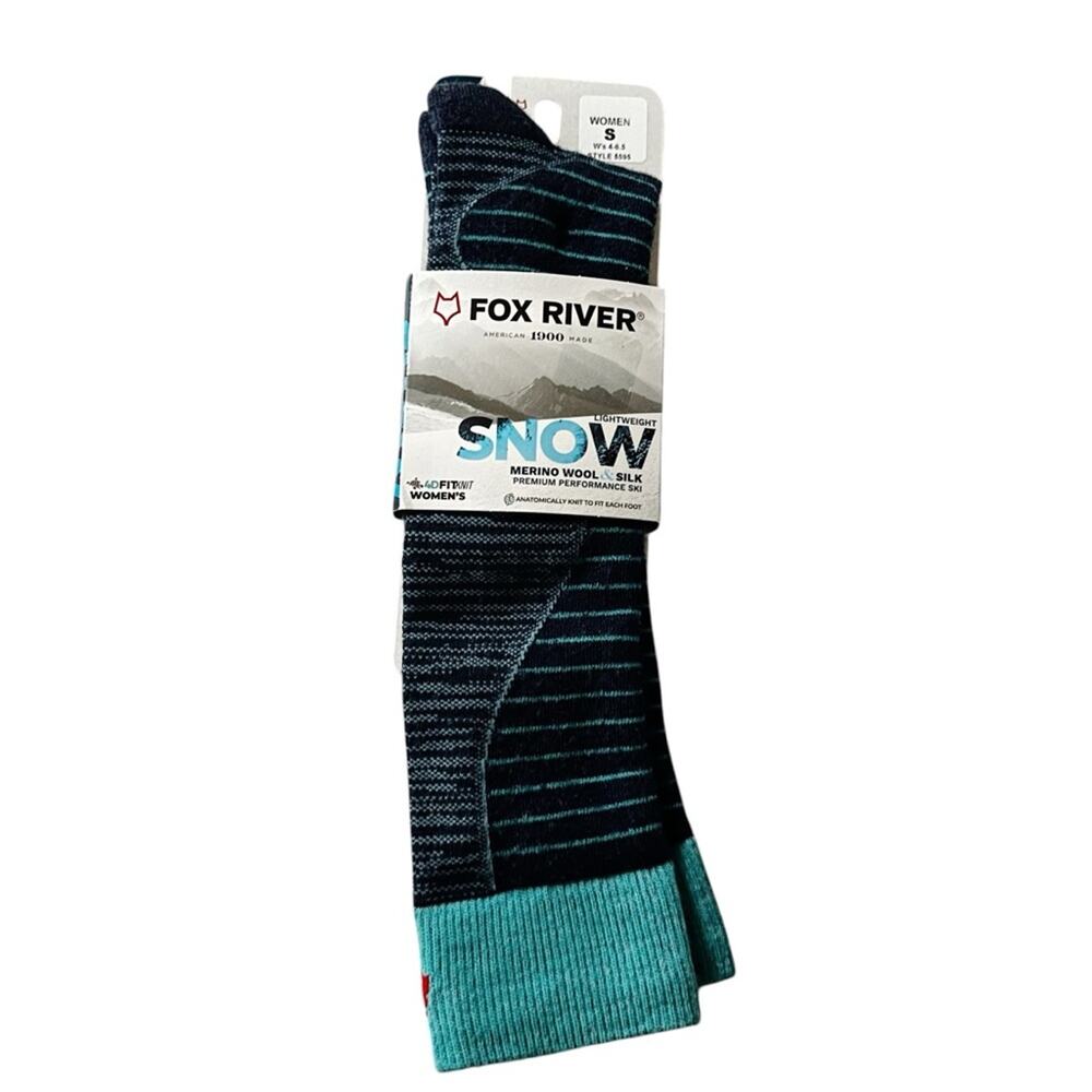 Fox River Carve Wool Silk Ultra-Lightweight Over-The-Calf Ski and Snowboard Sock